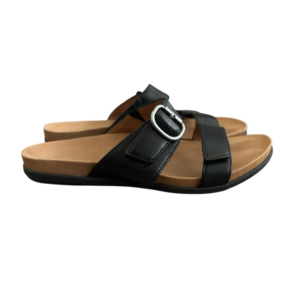 Dansko Sandals Women's Justine Calf Black Size 6.5-7/37 Comfort‎ Adjustable